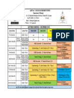 December Time Table 2023