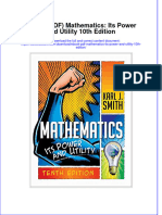 Full Download Ebook PDF Mathematics Its Power and Utility 10Th Edition Ebook PDF Docx Kindle Full Chapter