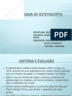 Física Aplicada Ao Estetoscópia