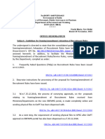 DoPT O.M. Dated 18.11.2022 - Guidelines For Framingamendmentrelaxation of Recruitment Rules