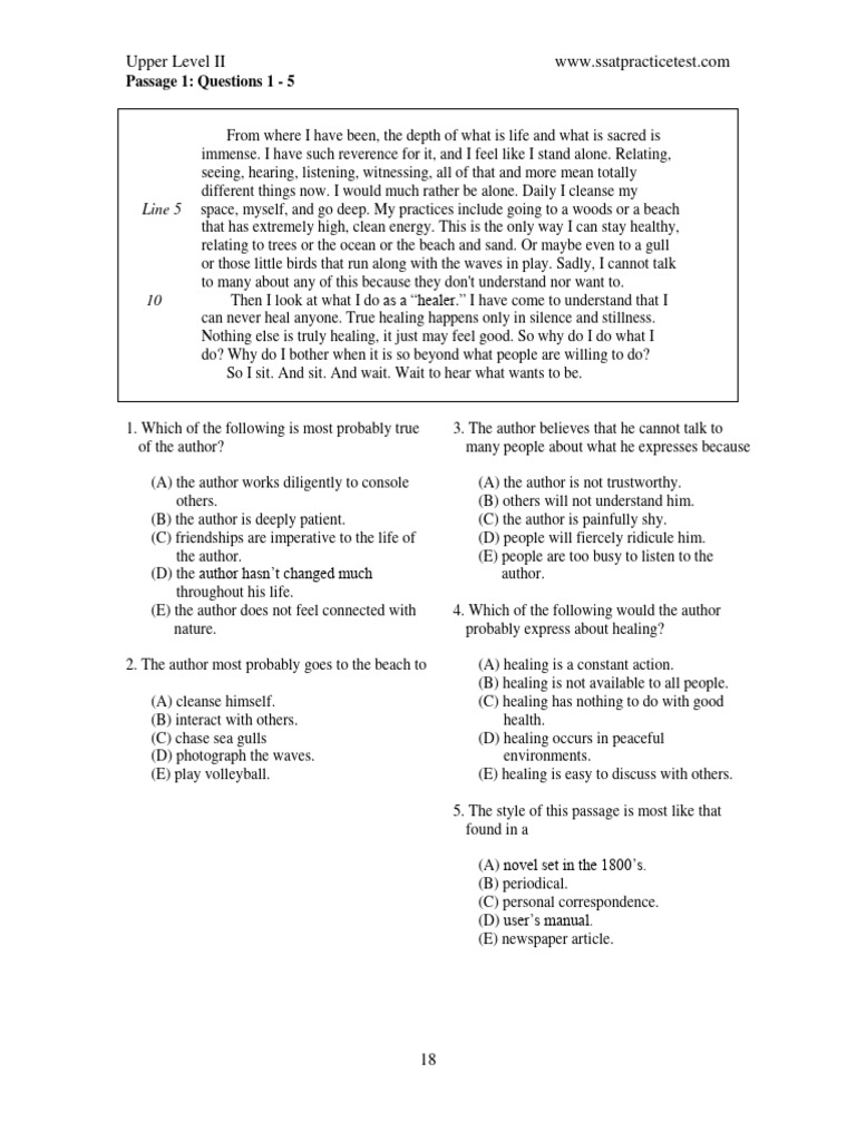 SSAT Upper Innovators 2 | PDF | Sustainability | Brain