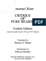 Kant, CPR Pluhar, Antinomy Edited