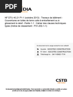 DTU 40.21 Couverture Tuile | PDF | Code de la construction et de l ...