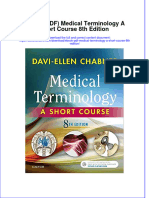 Full Download Ebook PDF Medical Terminology A Short Course 8Th Edition Ebook PDF Docx Kindle Full Chapter