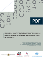 Feuille de Route Pour Le Suivi Des Travaux de Réalisation Ou de Réhabilitation D'une Zone Industrielle