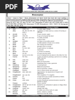 1000 Homophones with Meanings PDF | PDF