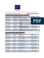 June 2024 Examination Timetable