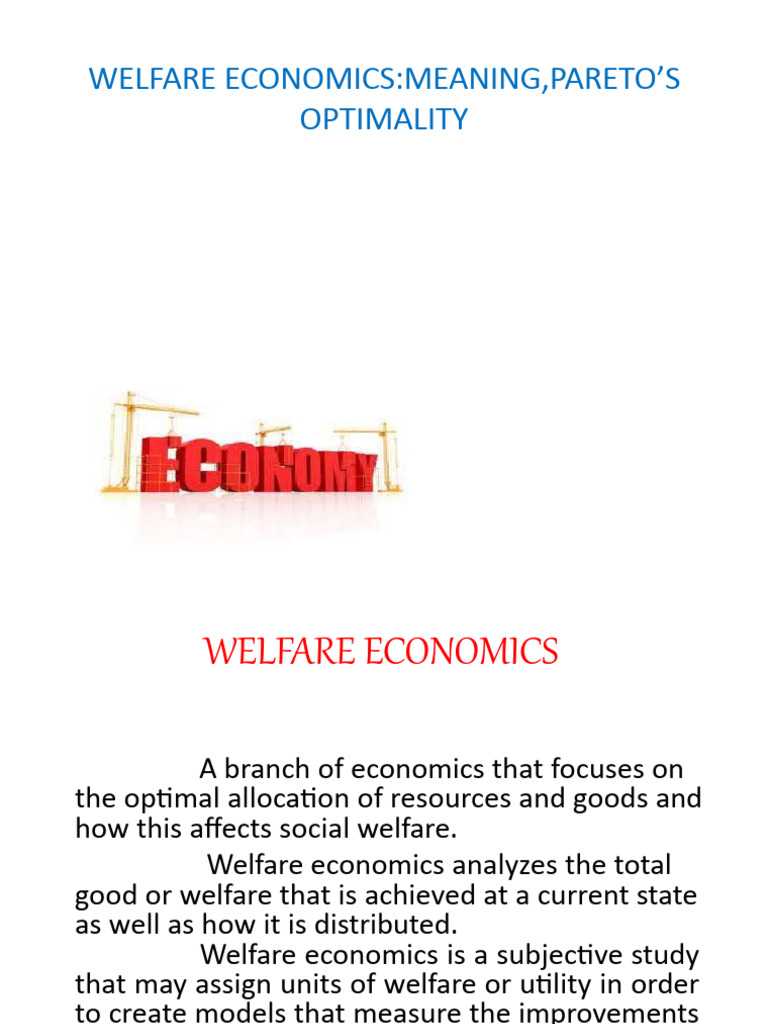 Macro Economics - Economic Welfare-1 | PDF | Welfare Economics | Pareto ...