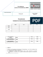 Procedimiento de Instalación de Geomembrana Geosinteticos SpA