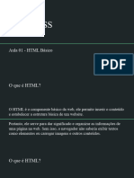 HTML - Css Aula 01