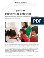 Como Organizar Sequencias Didaticas