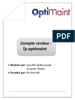 Compte Rendu 1 Optimaintfino Taou