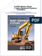 Full Download Ebook PDF Modern Diesel Technology Heavy Equipment Systems 3Rd Edition Ebook PDF Docx Kindle Full Chapter