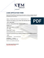 Maxim Investment Group Loan Application Form
