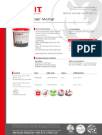 Product Data Sheet BORNIT Asphalt Repair Mortar English
