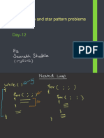 Nested Loop and Star Pattern Notes