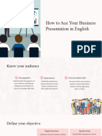 How To Ace Your Business Presentation in English