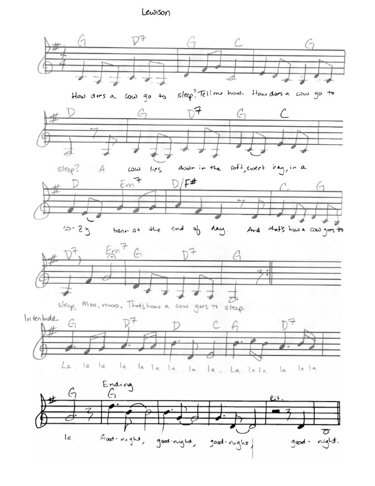 Going To Sleep On The Farm PDF