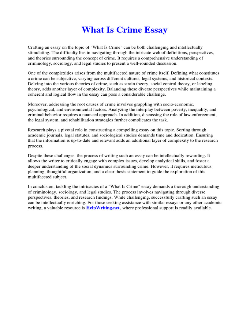 what-is-crime-essay-pdf-crimes-crime-violence