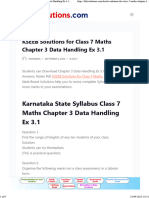 KSEEB Solutions For Class 7 Maths Chapter 3 Data Handling Ex 3.1 - KTBS Solutions