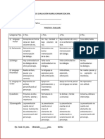 Pauta de Evaluacin Rubrica Dramatizacion