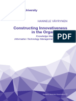 Constructing Innovativeness in The Organization (Hannele Vayrynen) en