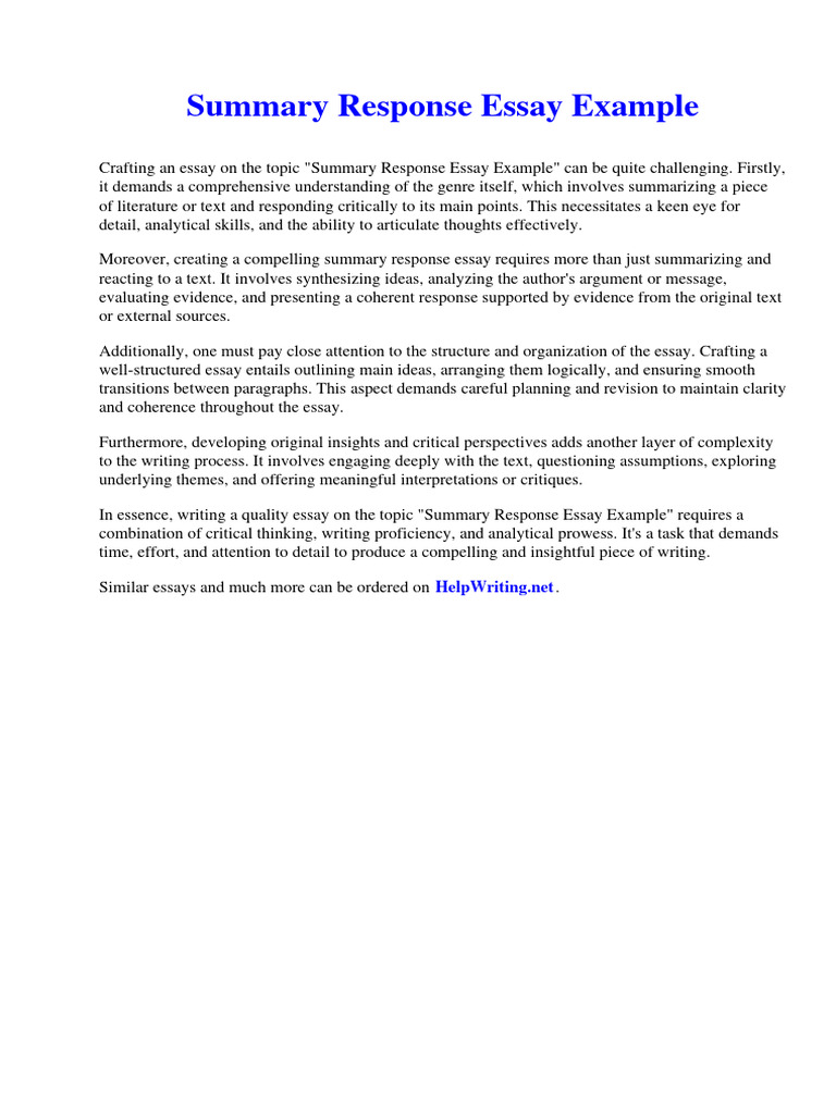 summary-response-essay-example-download-free-pdf-essays-thought