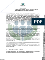 EDITAL #001-2024 - VI Processo Seletivo Unificado para Estágio de de Graduação Da Defensoria Pública Do Estado Do Maranhão