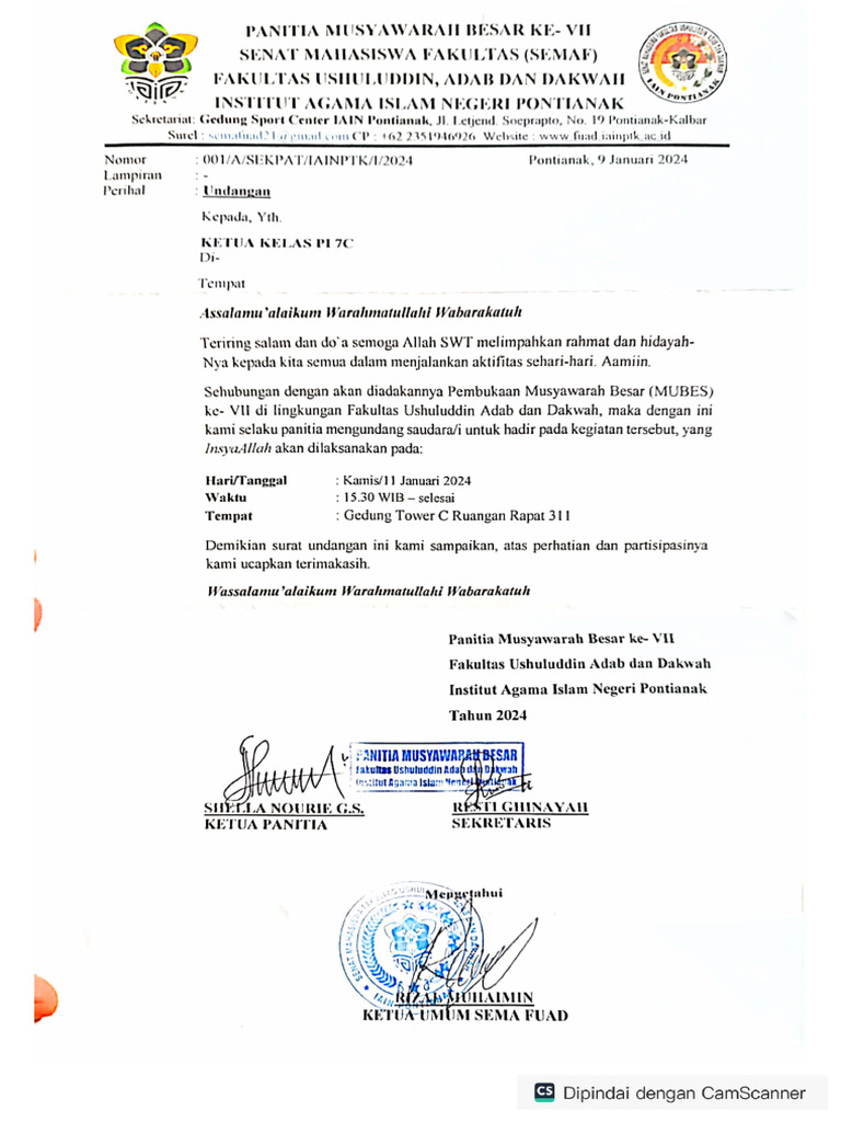 Mubes Pembukaan 7c | PDF