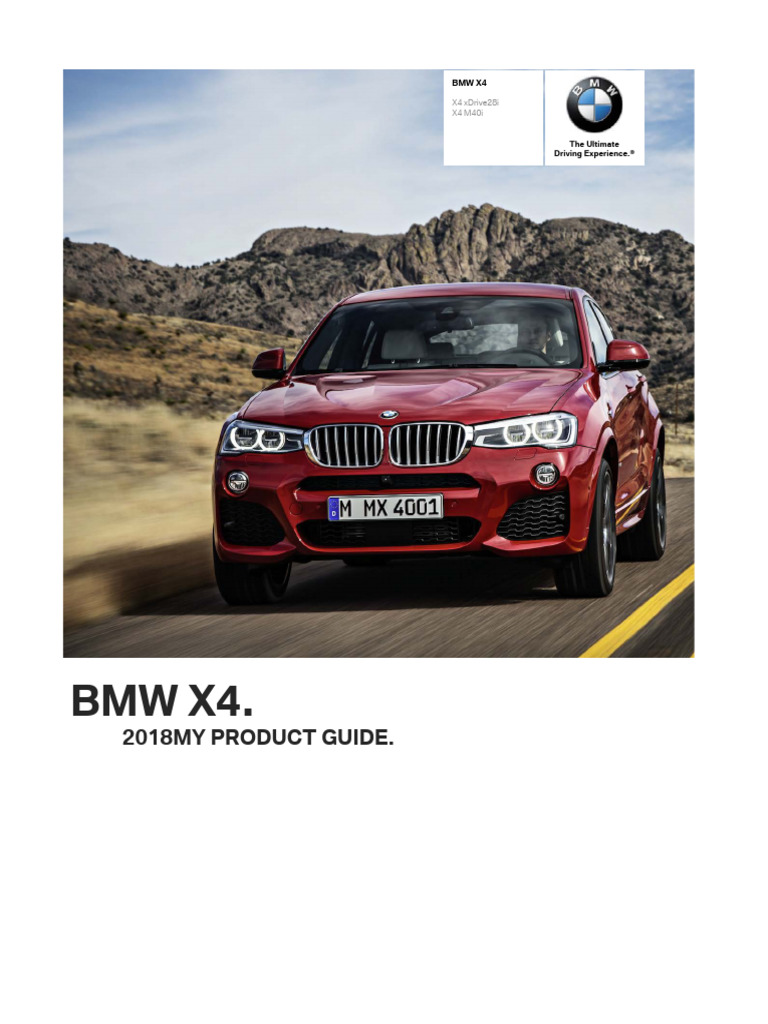 2018 BMW 4 SERIES OWNERS MANUAL PDF visual data 5