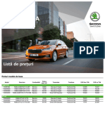 Lista-pret-SKODA-Fabia Hatch FL KW32 2022 MY23