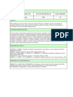 Ementa - Quimica Ambiental