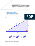Ejercicios de Teorema de Pitágoras Resueltos y para Resolver