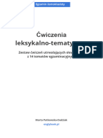 Ćwiczenia Leksykalno-Tematyczne 8 Klasa Angielski