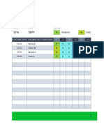 IC Work Rotation Schedule 27209 - ES