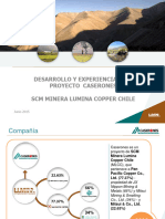 Desarrollo y Experiencias Del Proyecto Caserones SCM Minera Lumina Copper Chile