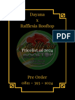 2024 Pricelist Rooftop X Dayana