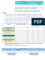 Acta de Constitución de Brigada de Emergencia