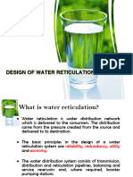 Design of Water Reticulation Part1