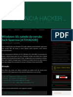 Windows 10, saindo da versão Jack Sparrow [Ativador]