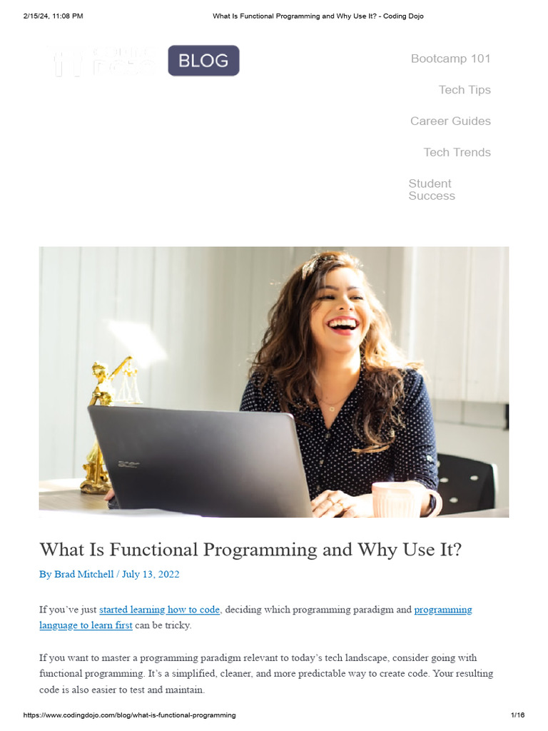 What Is Functional Programming and Why Use It?: Bootcamp 101 Tech Tips ...