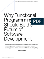 Why Functional Programming Should Be The Future of Software Development