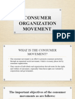 Consumer Organization Movement
