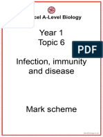 Topic 6 - Infection, Immunity and Disease - Ms