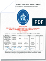 Procedura Concursuri Didactice