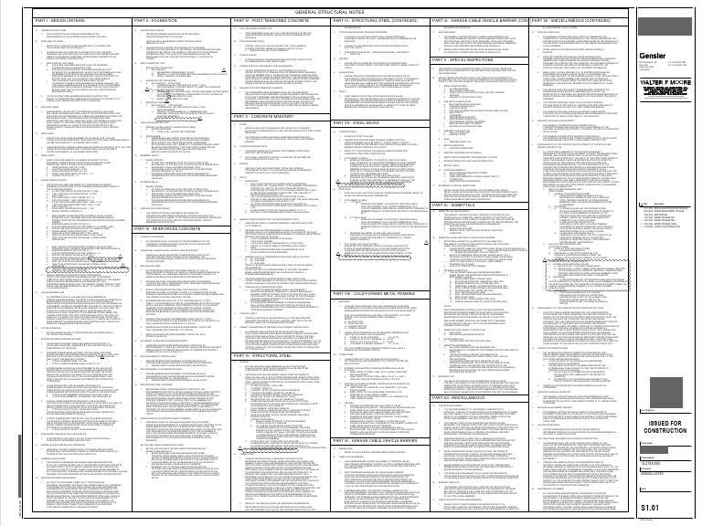 Structural Design Criteria and Notes | PDF | Prestressed Concrete ...