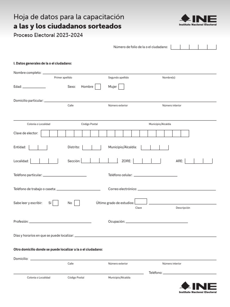 Hoja De Datos Ciudadanos Pe 2023 2024 Pdf