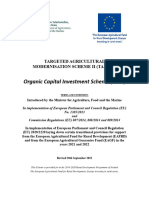 Organic Capital Investment Scheme T and Cs