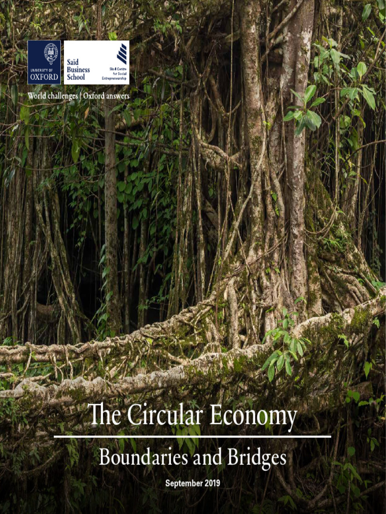 The Circular Economy Boundaries And Bridges Pdf Sustainability