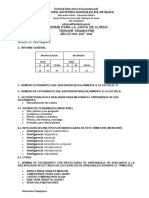 Informe de Junta de Curso 3ER TRIMESTRE 2023-24 Padre Durana